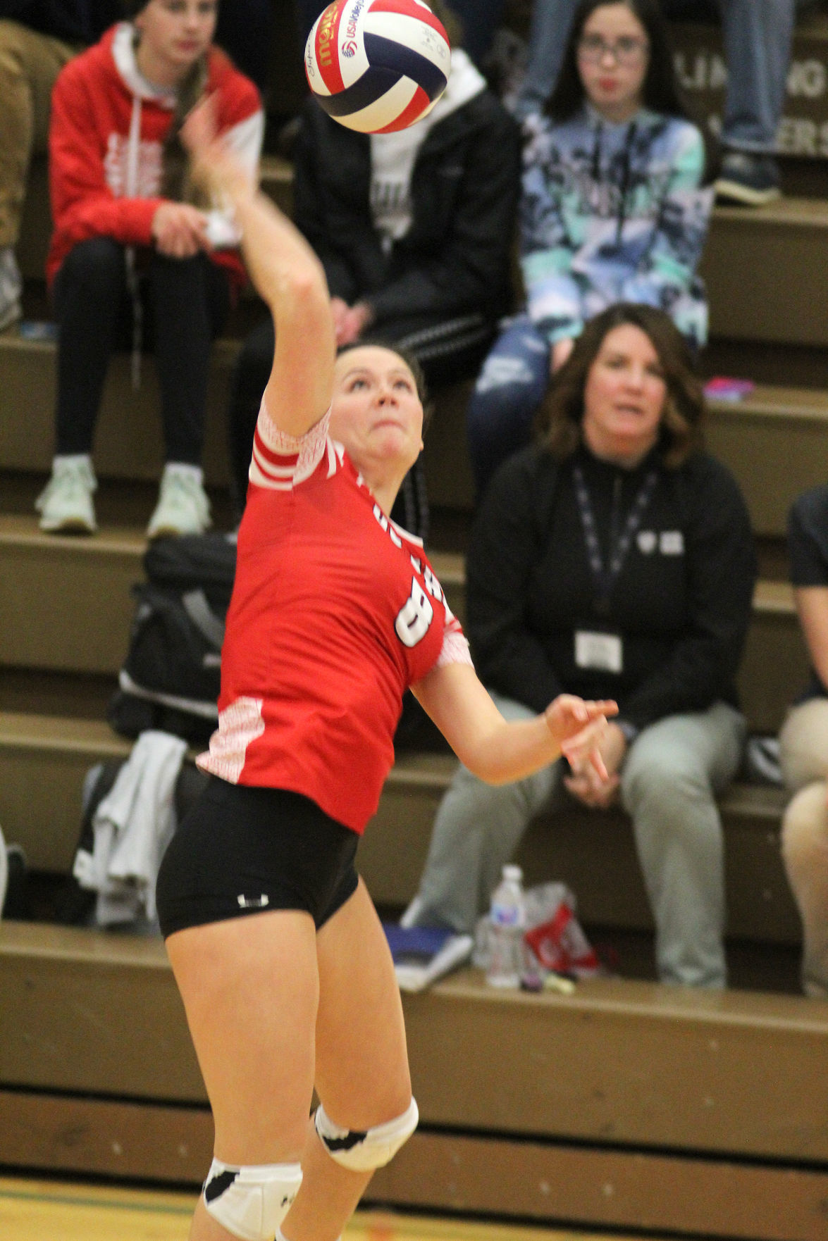 Cameron at Colfax volleyball regionals 10-24-19